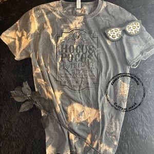 Hocus pocus acid washed tee